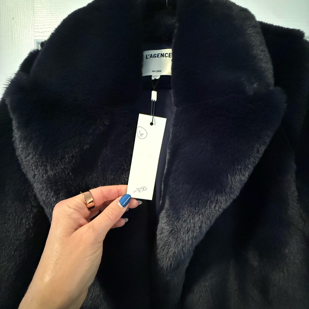 L’Agence Faux Fur Coat - Picture 5 of 5